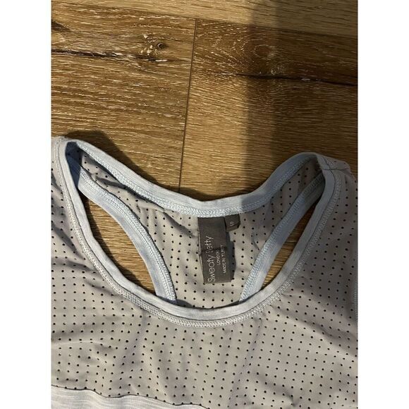 Sweaty Betty Womens Light Blue Athletic Tank Top Size Small Breathable - Picture 3 of 3